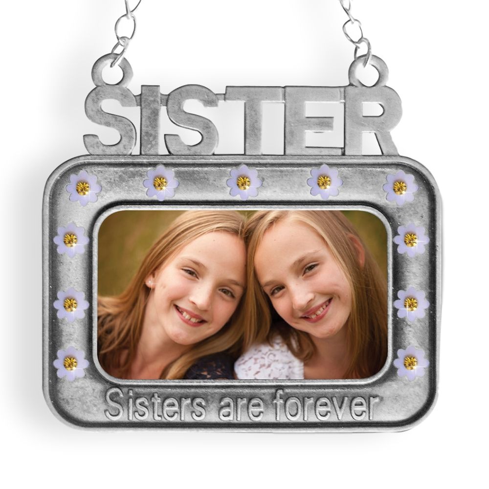 2850 - SISTER'S ARE FOREVER PHOTO FRAME ORN