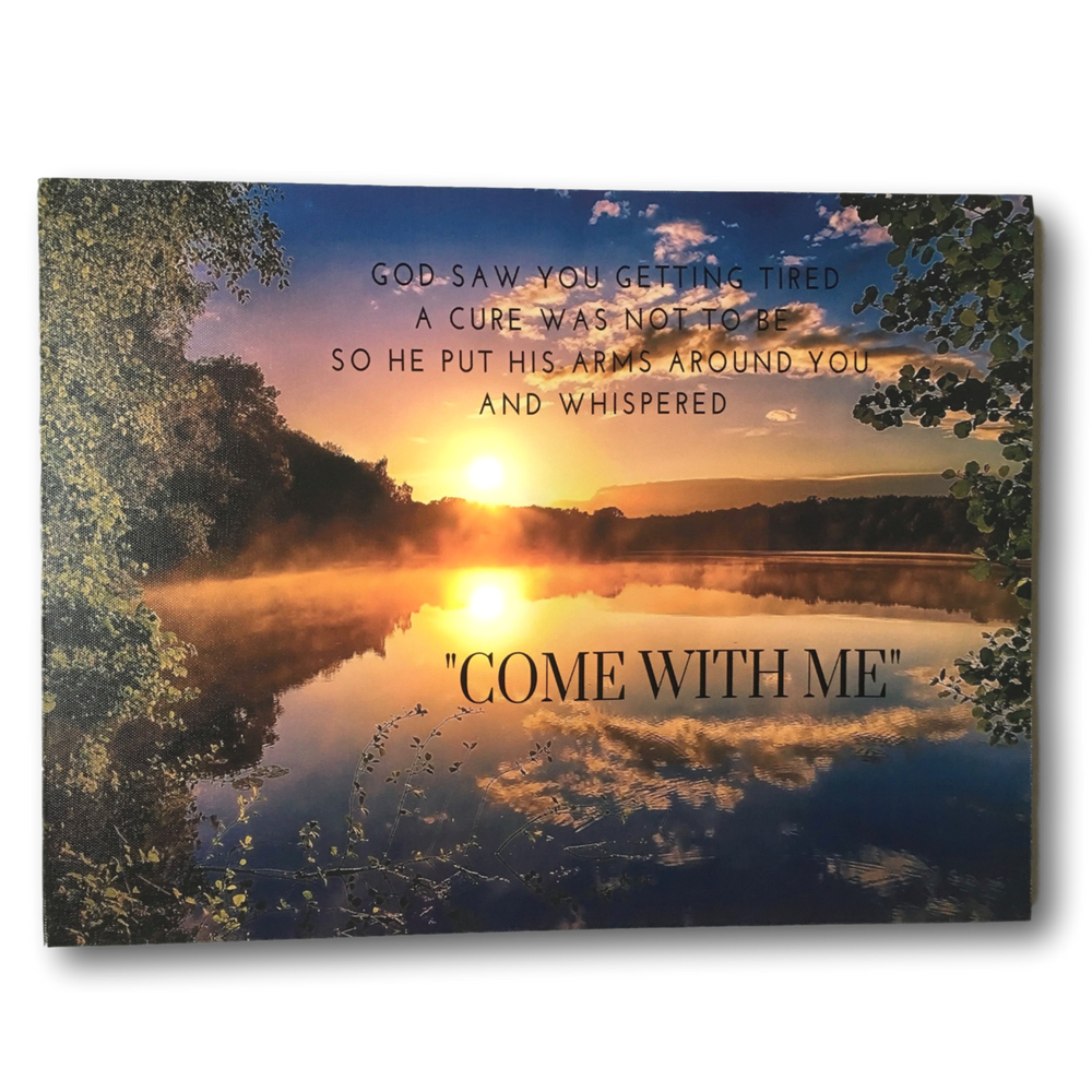 2634 - MEMORIAL SUNSET WITH SAYING