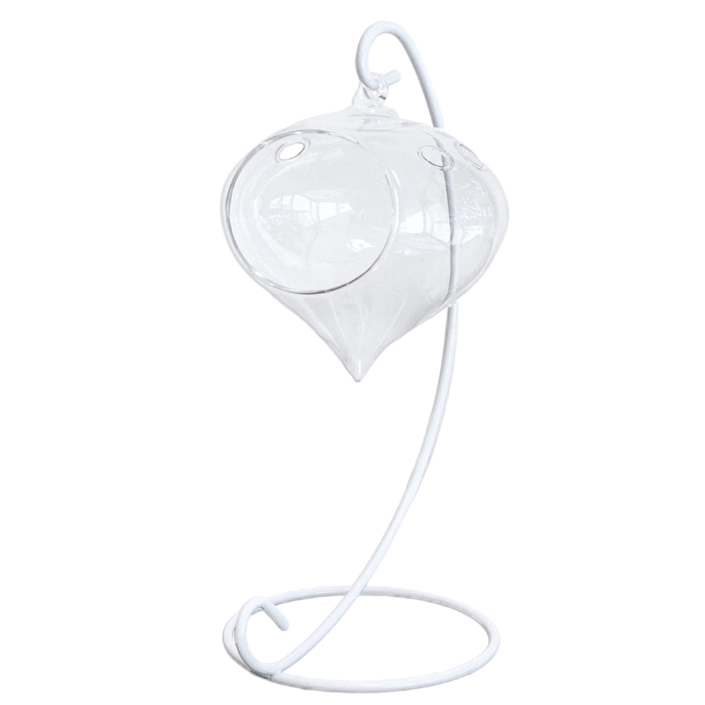9873 - HEART SHAPED GLASS TERRARIUM
