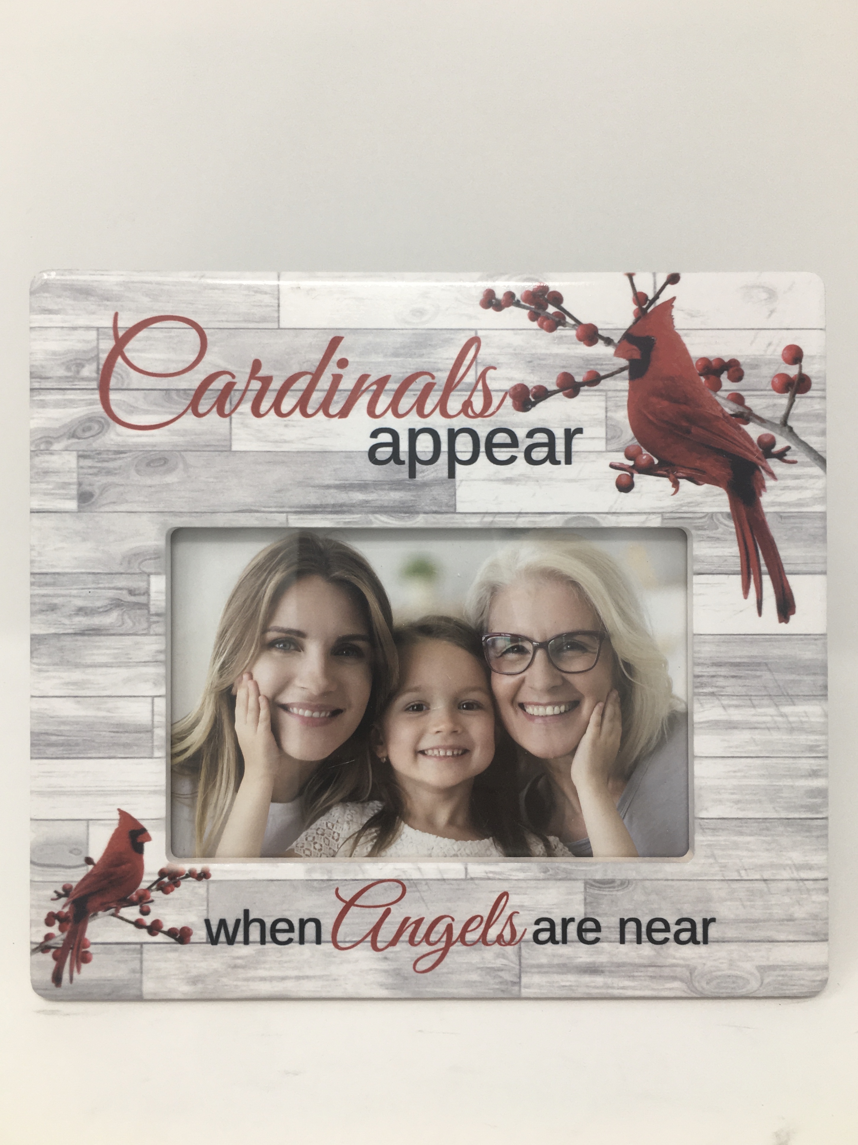 2192-CARDINALS APPEAR..MEMORIAL PHOTO FRAME