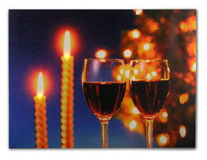 2533 - Canvas print-Blue Christmas