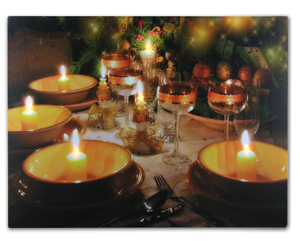 2537 Canvas print-Christmas Dinner
