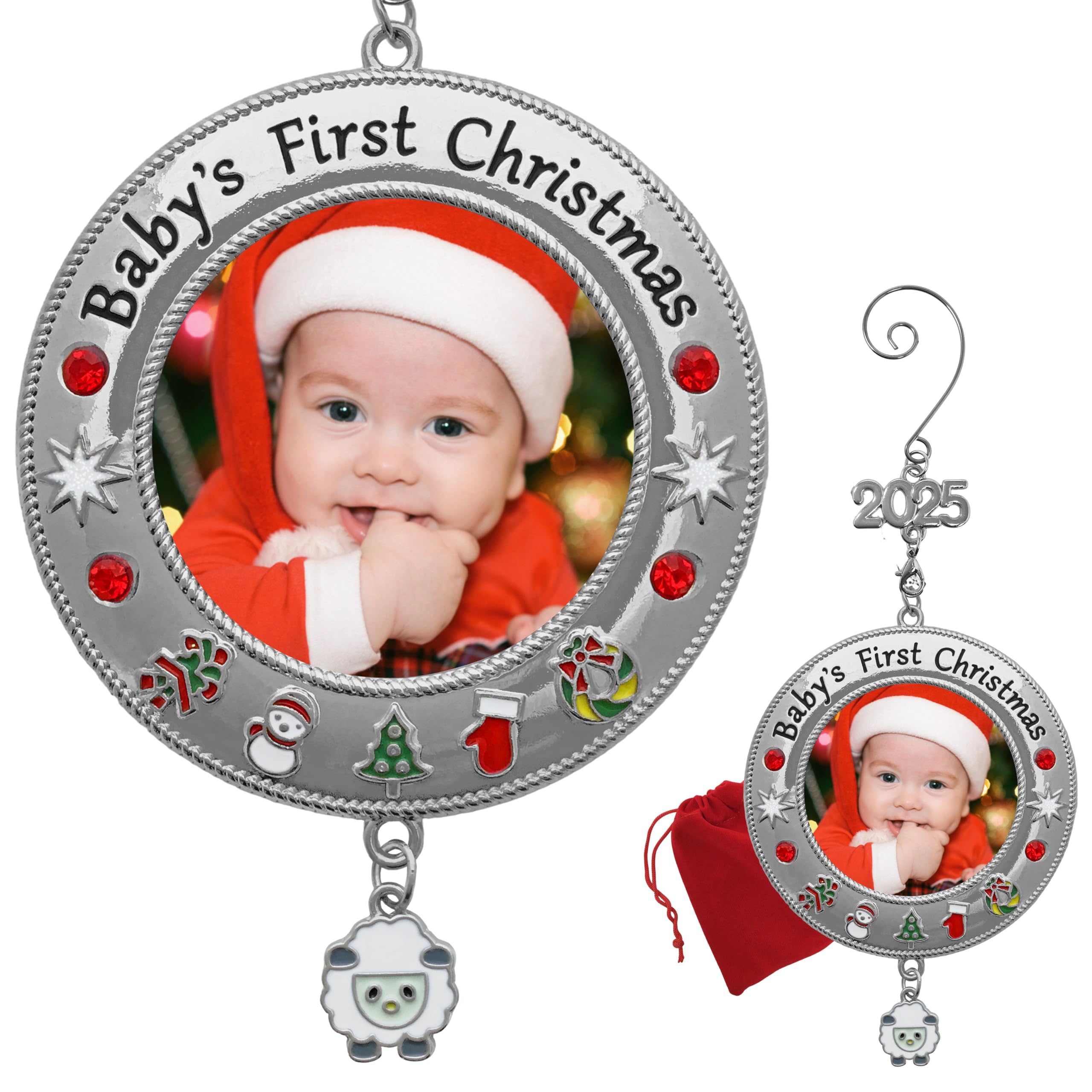 2735 - BABY'S 1ST CHRISTMAS PHOTO ORNAMENT