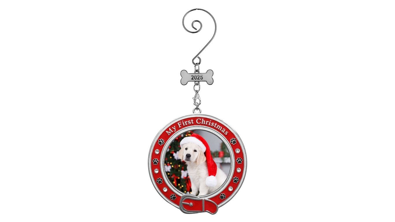 2770 - PUPPY'S 1ST CHRISTMAS PHOTO ORNAMENT
