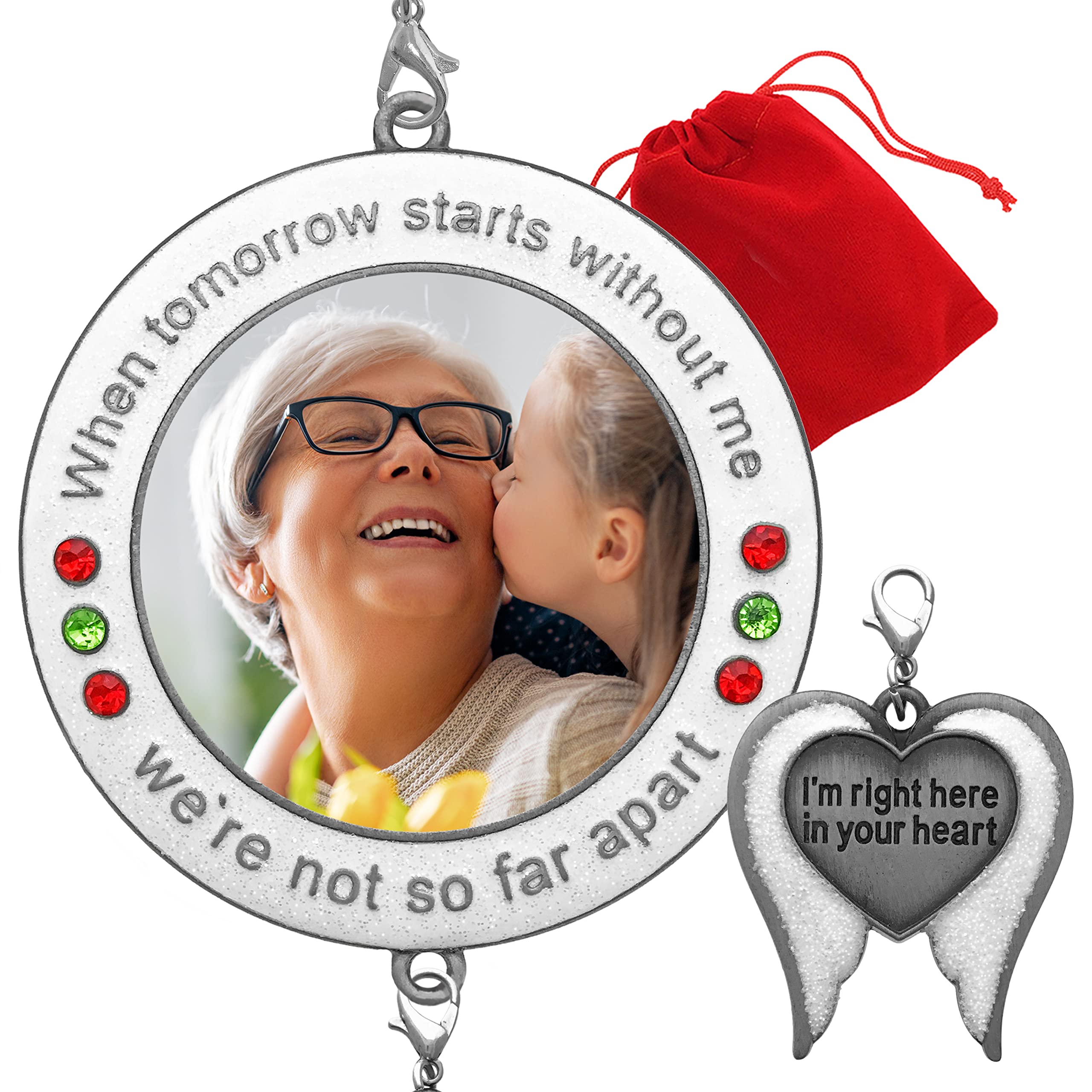 2812 - WHEN TOMORROW STARTS WITHOUT ME PHOTO ORN