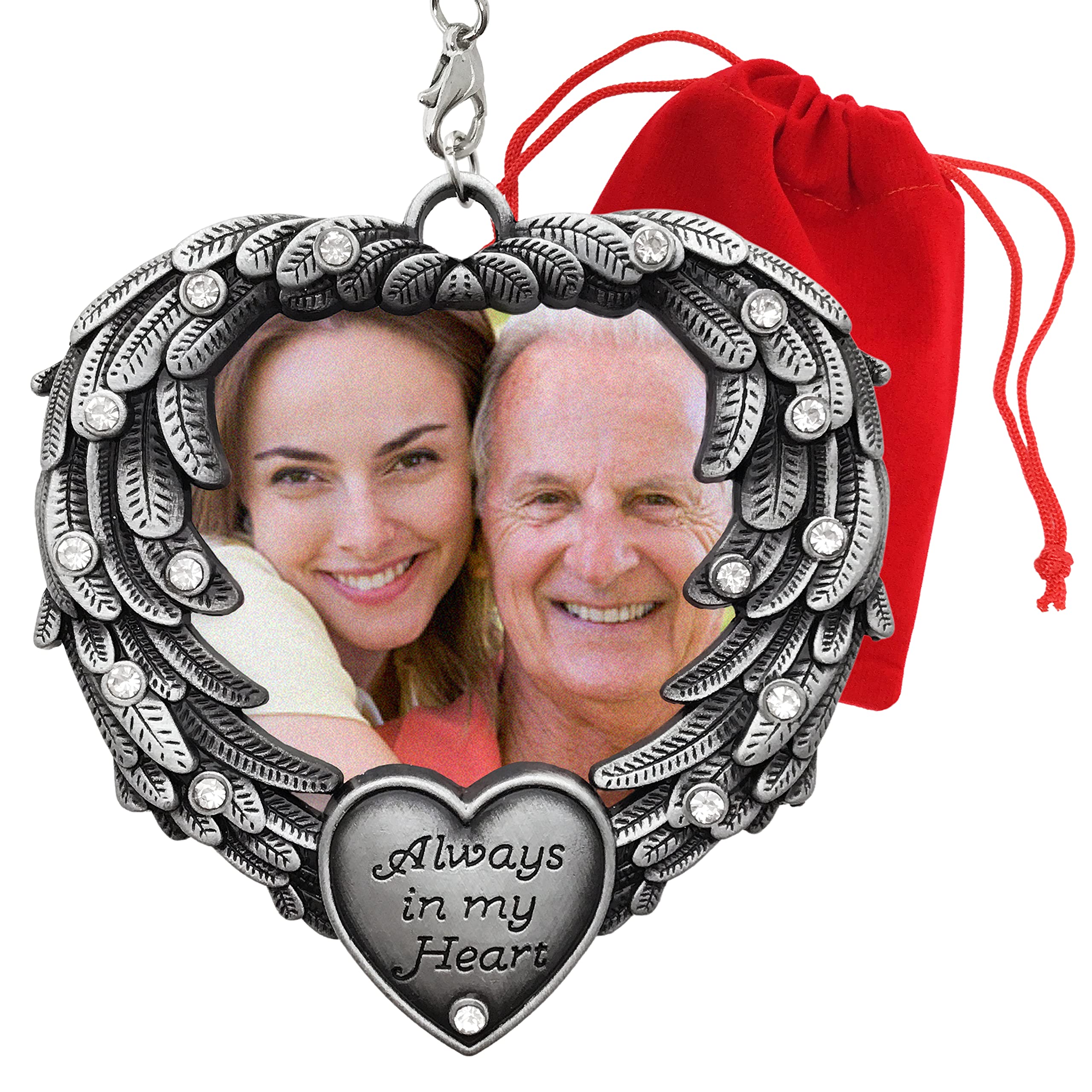 2843 - ALWAYS IN MY HEART PHOTO ORNAMENT