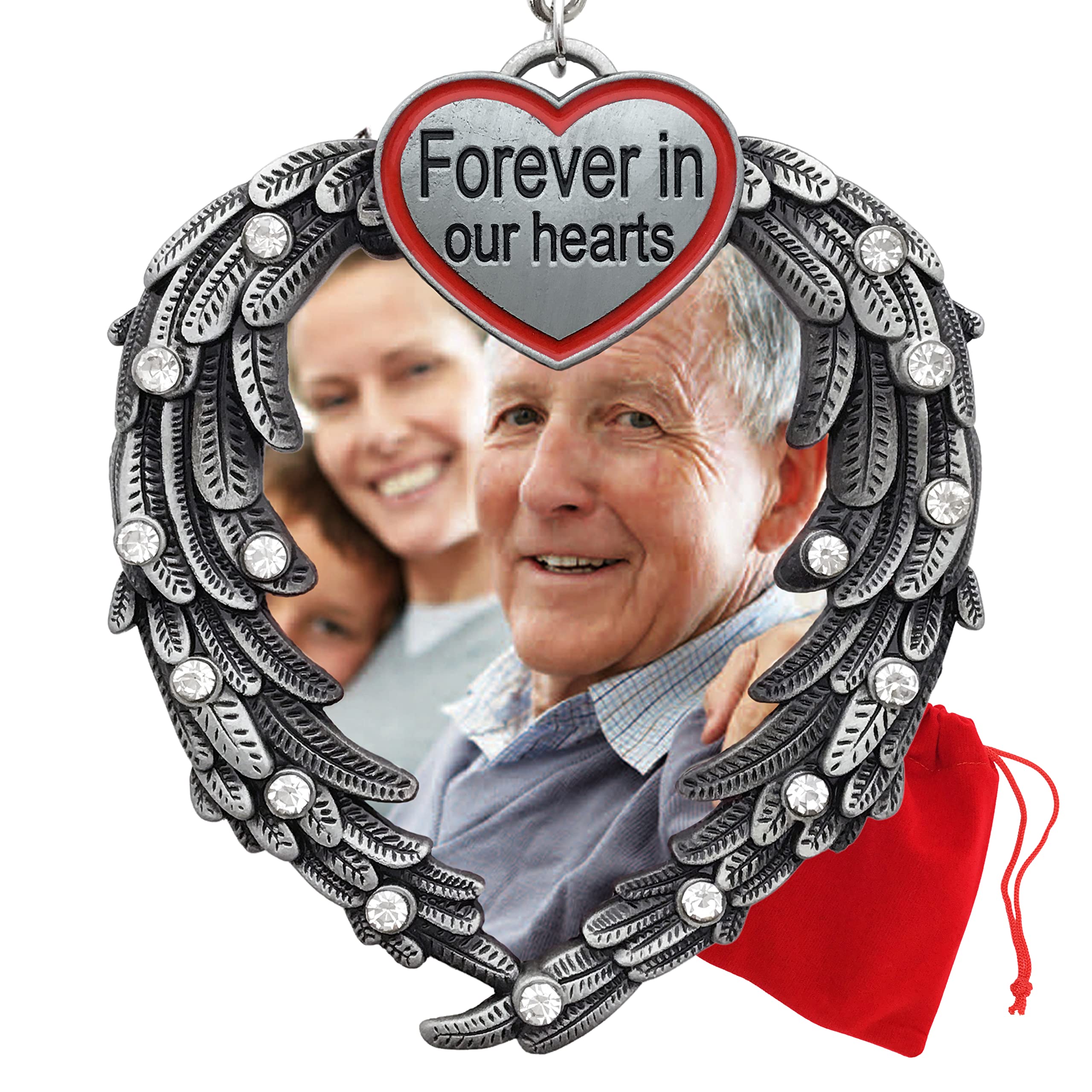 2846 - FOREVER IN OUR HEARTS PHOTO ORNAMENT