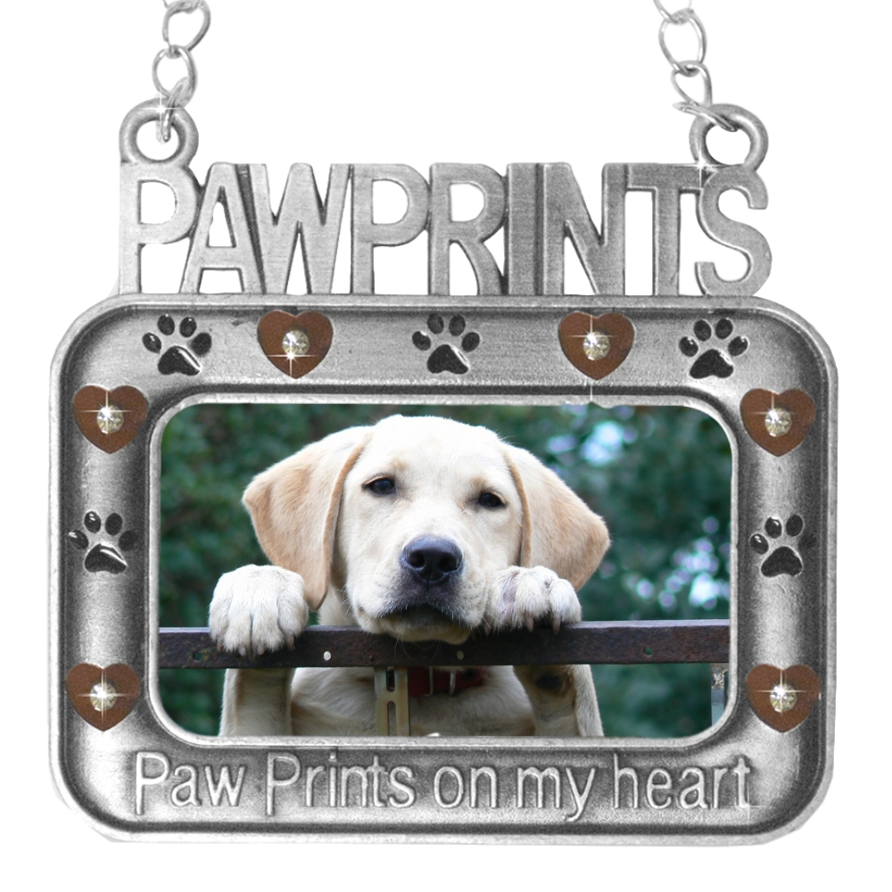 2849 - PAWPRINTS PHOTO FRAME ORNAMENT