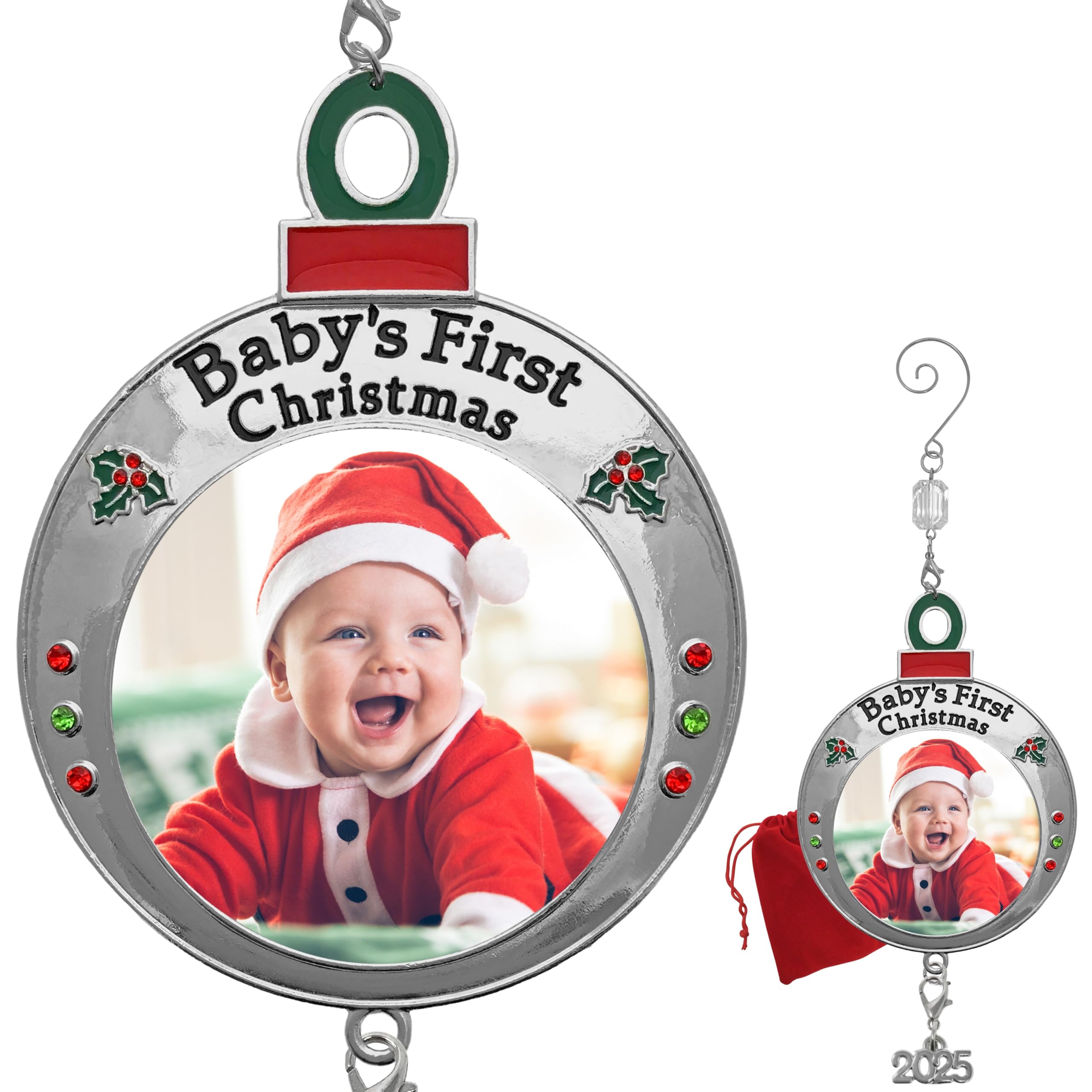 2860 - BABY'S 1ST CHRISTMAS PHOTO ORNAMENT