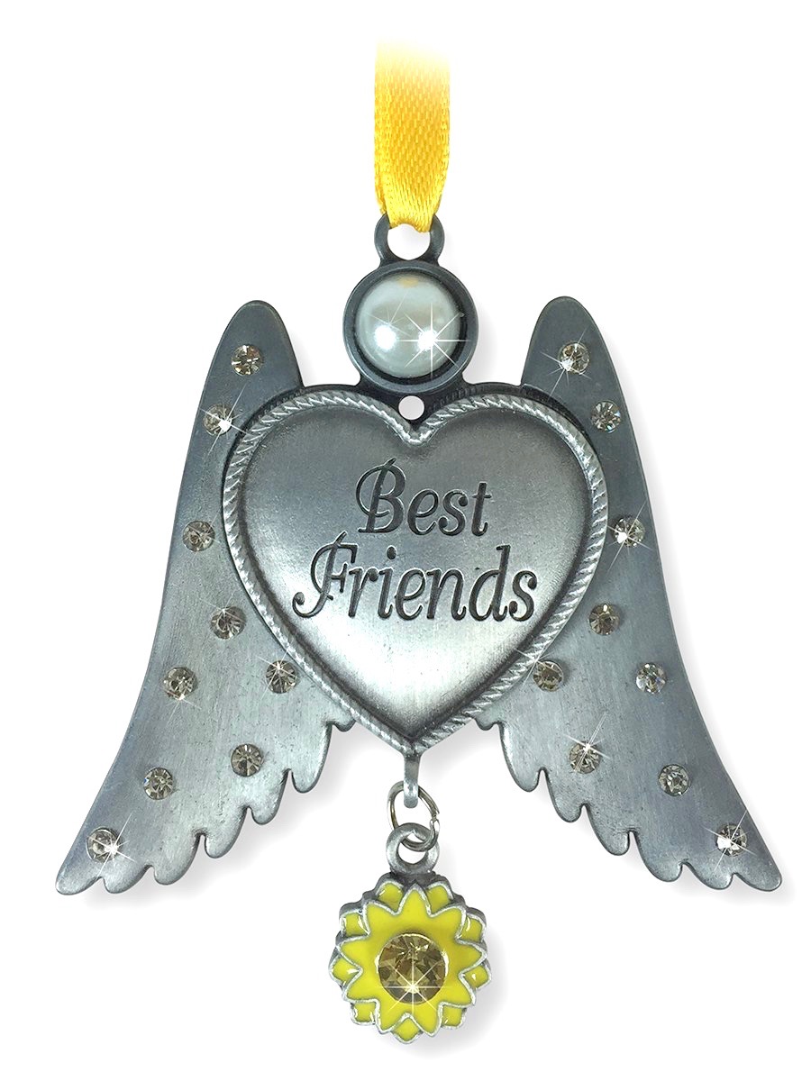2864 - BEST FRIENDS ANGEL WING ORNAMENT
