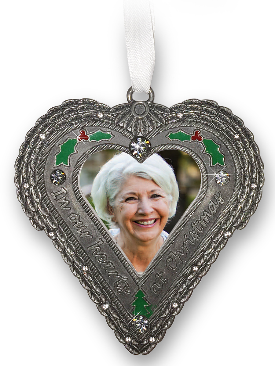 2866 - IN OUR HEARTS AT CHRISTMAS PHOTO ORN