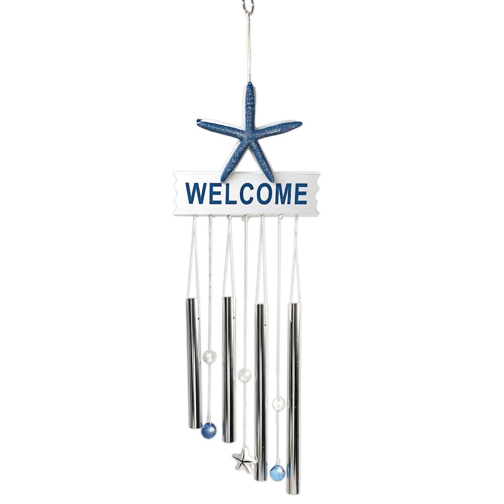 3329 - STARFISH 'WELCOME' NAUTICAL WINDCHIME