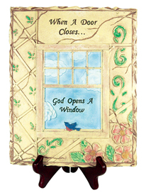 4830 Open Window Plaque