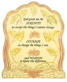 4854 Serenity Desktop Plaque