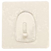 5505 Small Square Hook-Clear