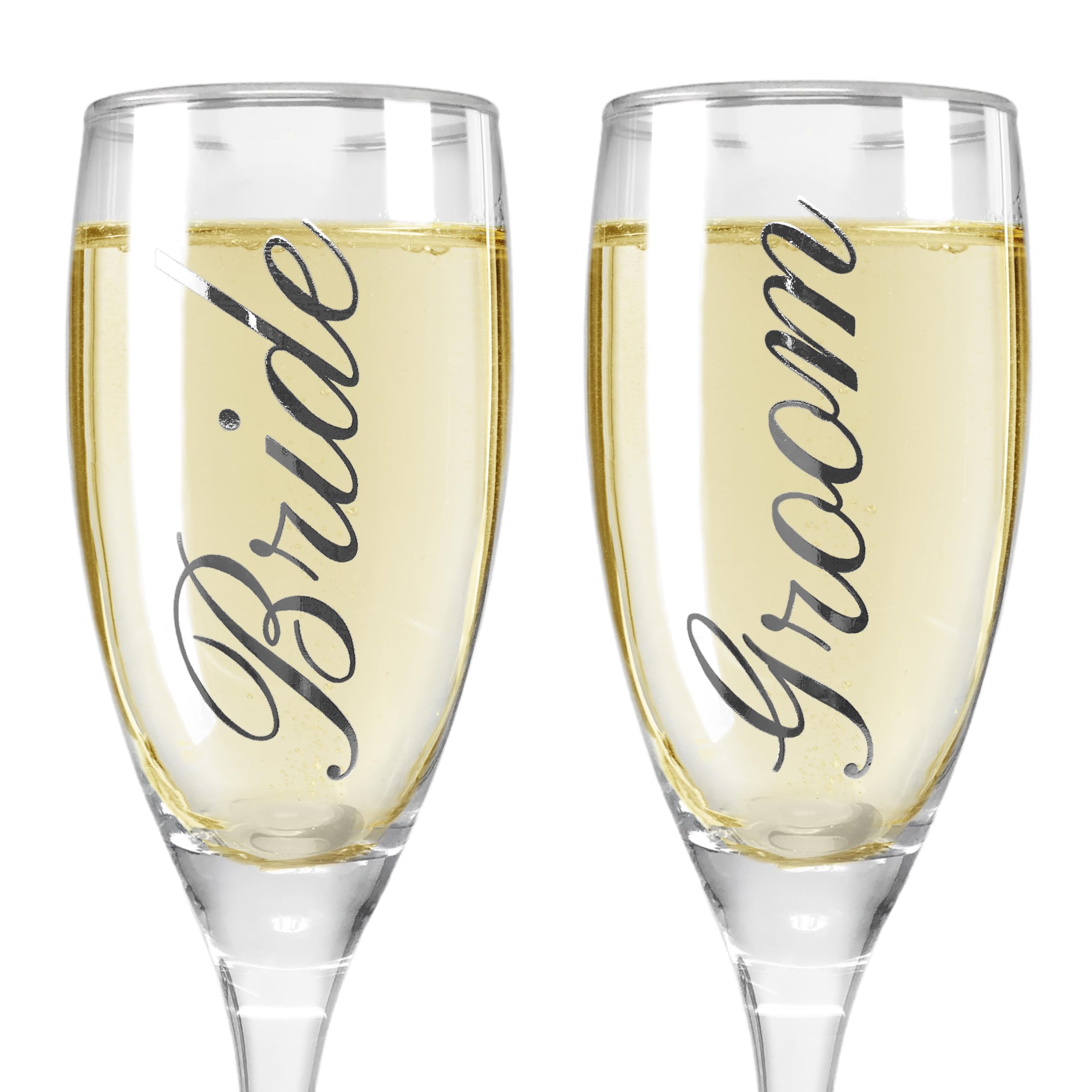 6049 - SNOWFLAKE STEMMED WINE GLASSES - SET/2