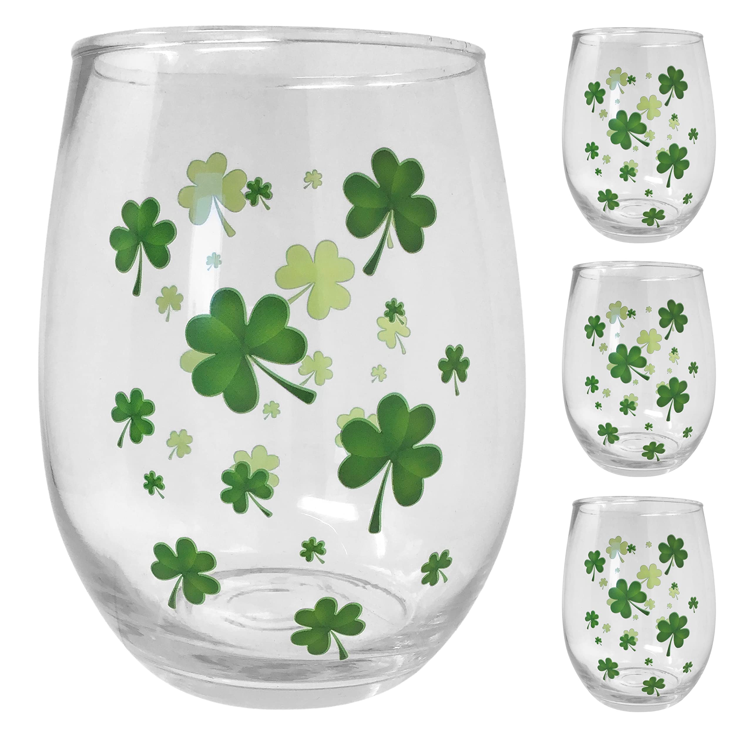 6070 - IRISH STEMLESS WINE GLASSES - S/4