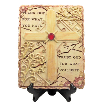 4818 Thank God Plaque