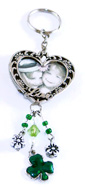 7165 Irish Photo Keychain-Heart