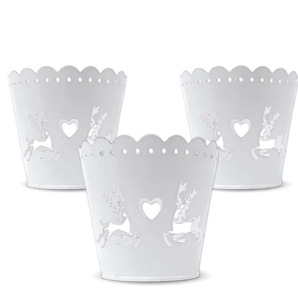 9308 - Christmas Candle Holder Set