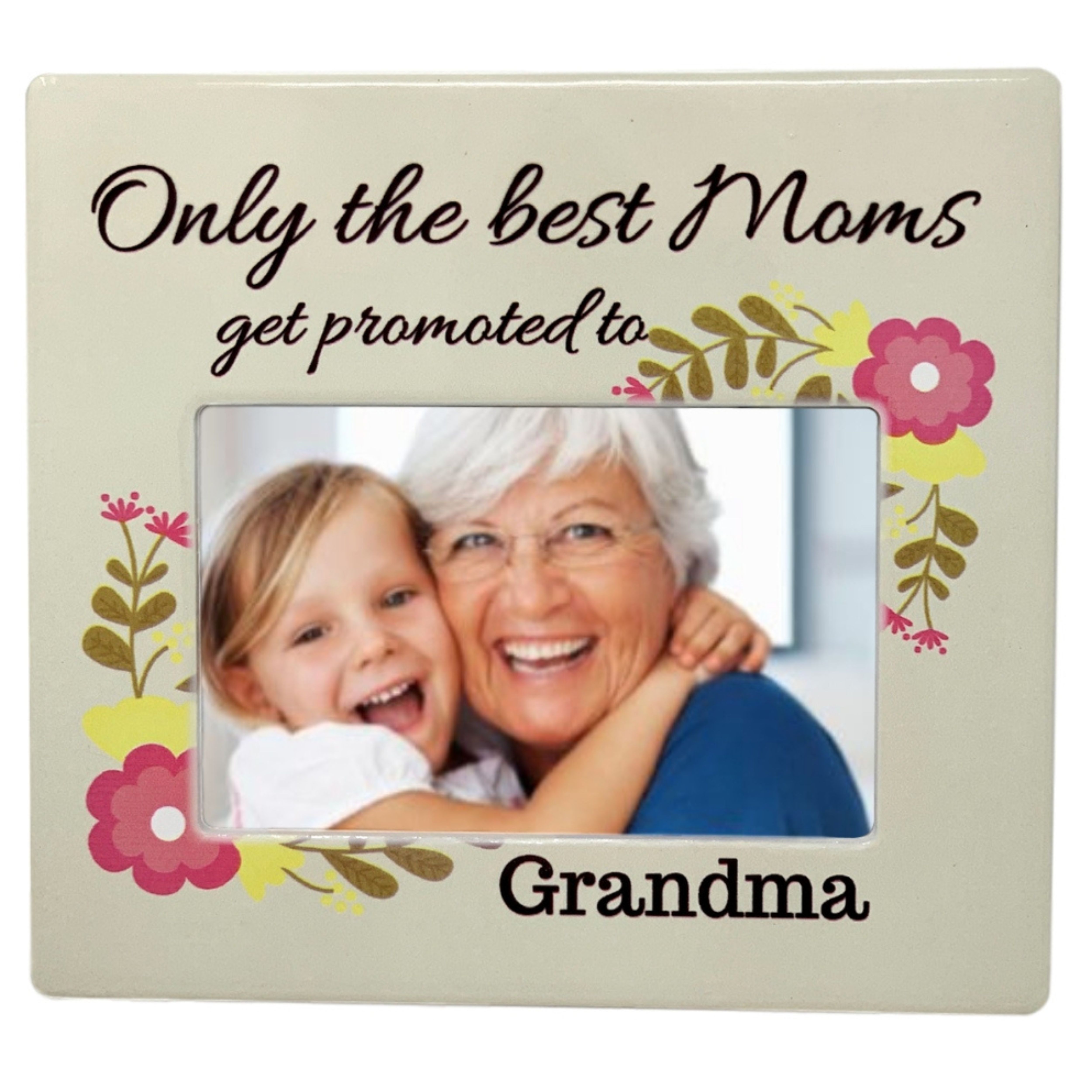 2371 - BEST MOMS GET PROMOTED TO GRANDMA PHOTO FRAME