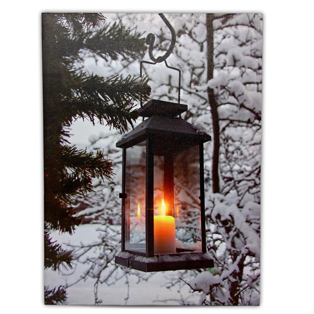 2501 LED CANVAS PRINT-w/LANTERN
