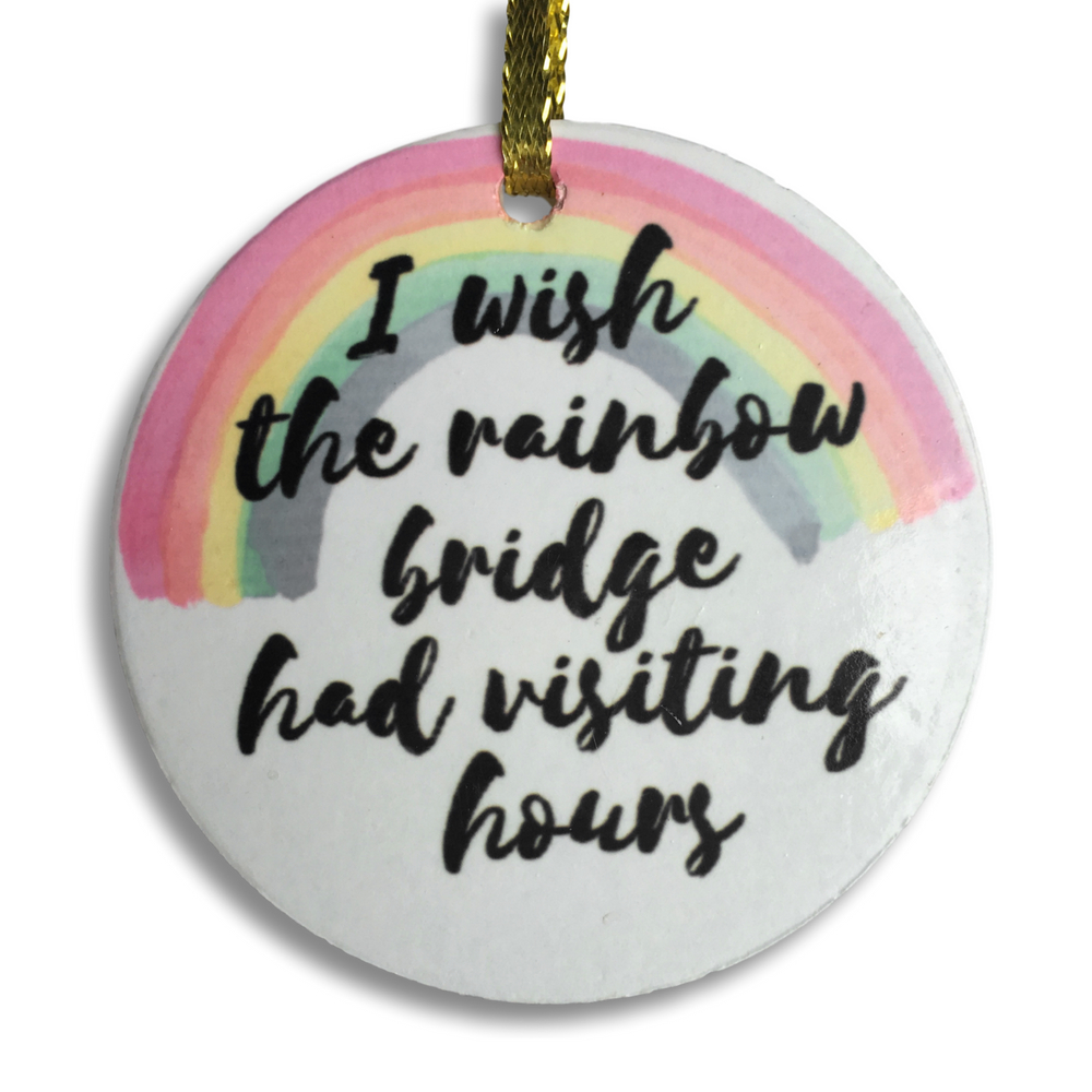 2246 - RAINBOW BRIDGE PET MEMORY ORNAMENT 