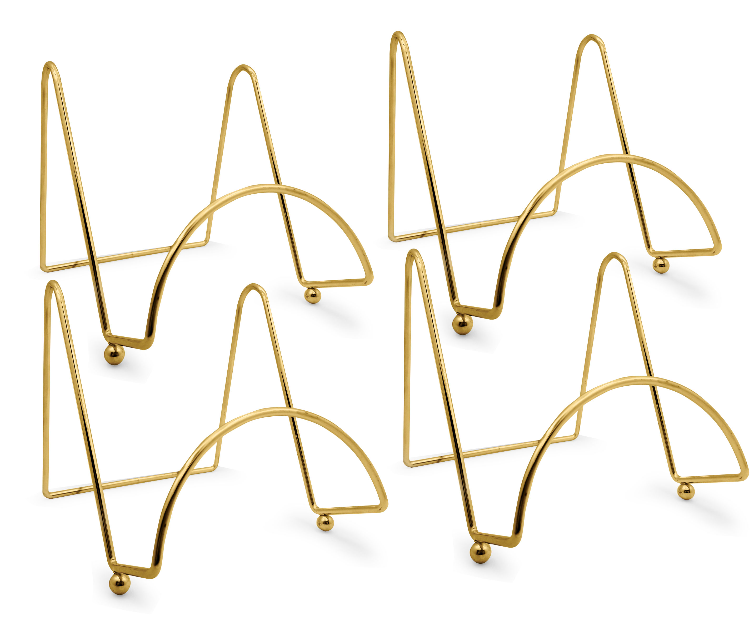 1303-3 SET/4 - 3" BRASS FOOTED EASEL