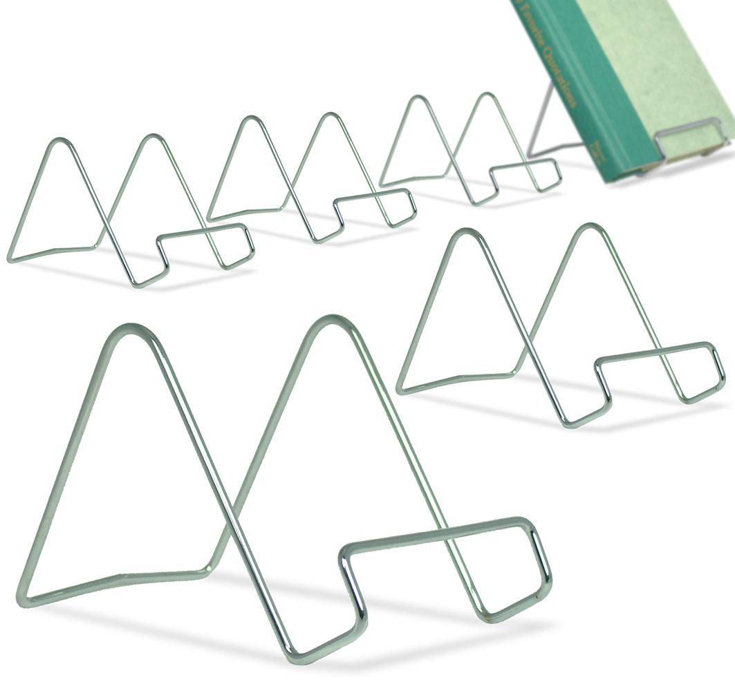 1304-3 SET/6 - 3" SMOOTH CHROME EASEL