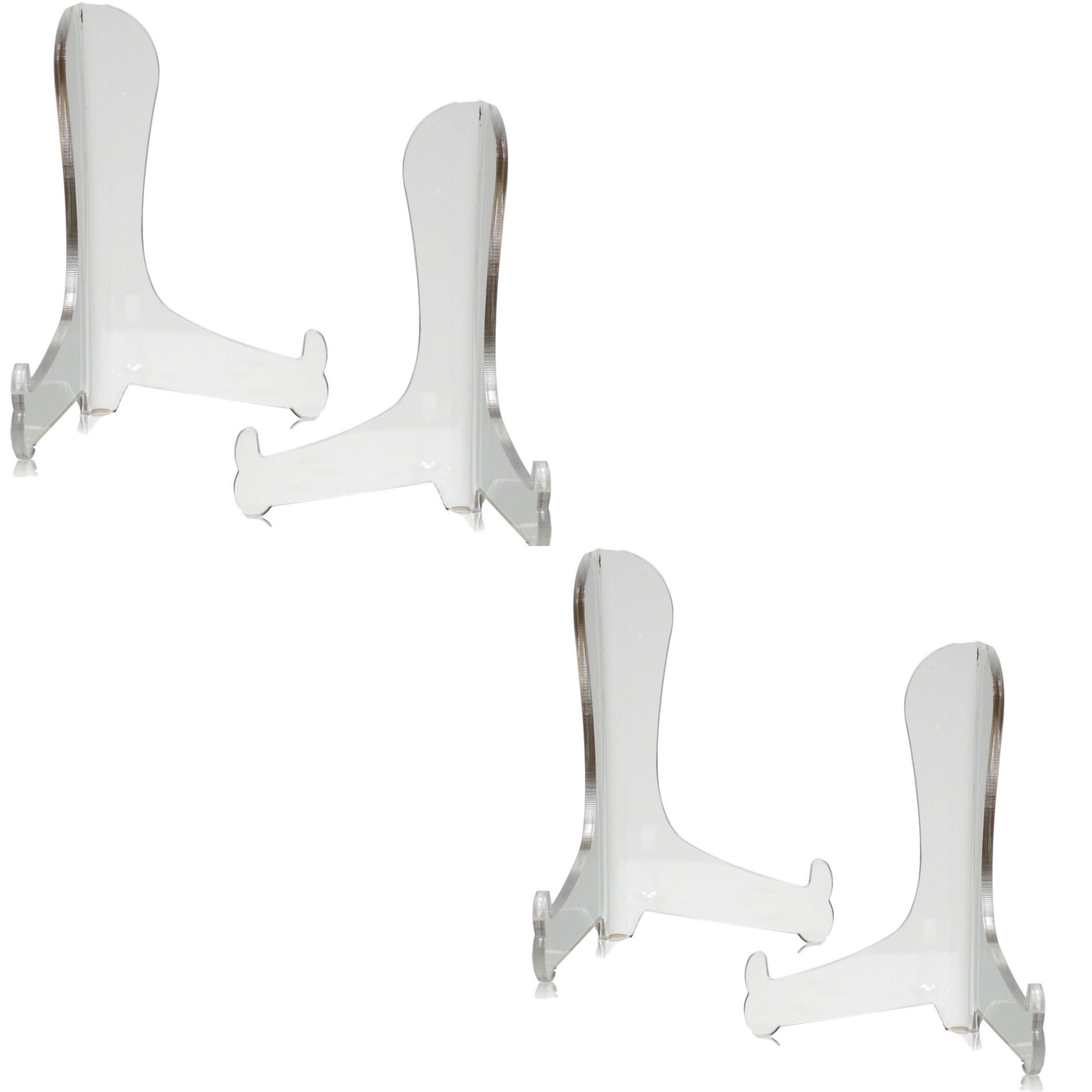 1323-5 SET/4 -FIXED ACRYLIC EASEL - 5"  