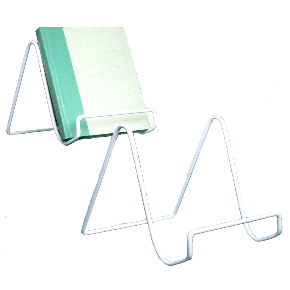 1324-6 SET/2 -WHITE METAL EASEL - 6"