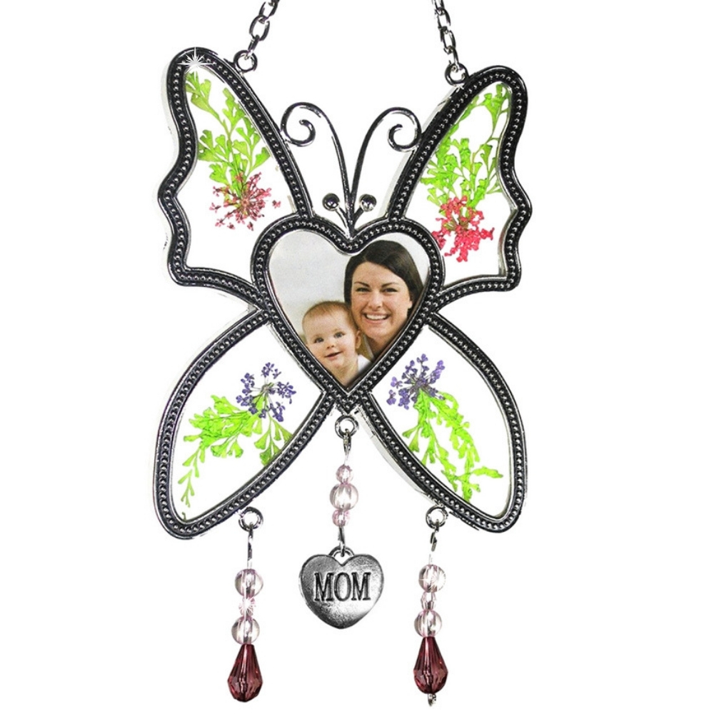 2419-1 MOM BUTTERFLY PHOTO SUNCATCHER