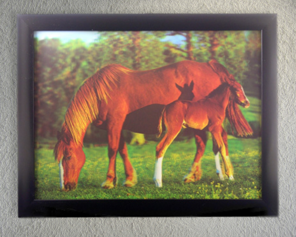 2615 3-D WALL ART - HORSE AND FOAL