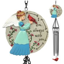 2089 - CARDINAL & ANGEL MEMORIAL WINDCHIME