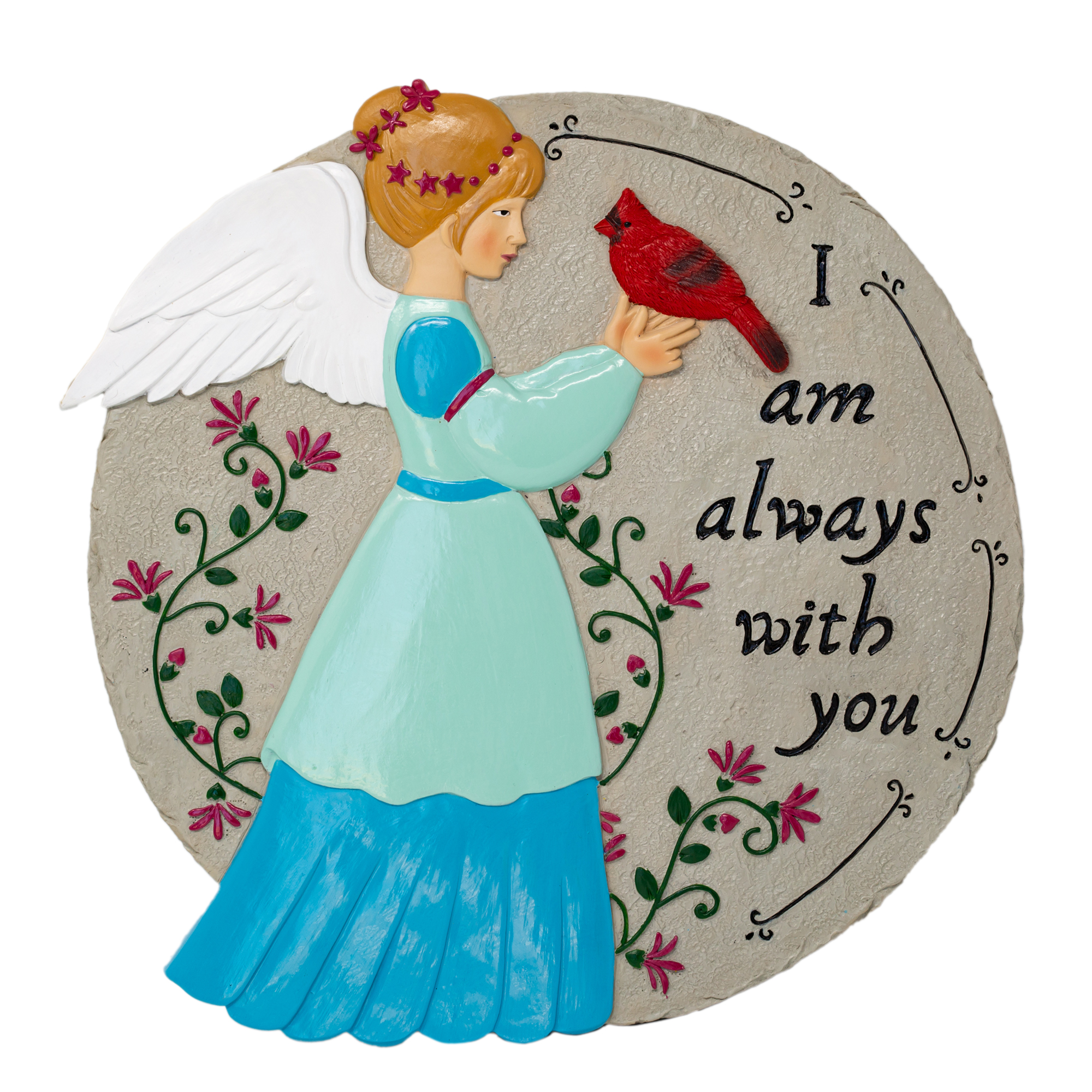 2090 - CARDINAL/ANGEL MEMORIAL STEPPING STONE