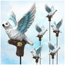 2175 DOVE PLANT STAKES - SET/6
