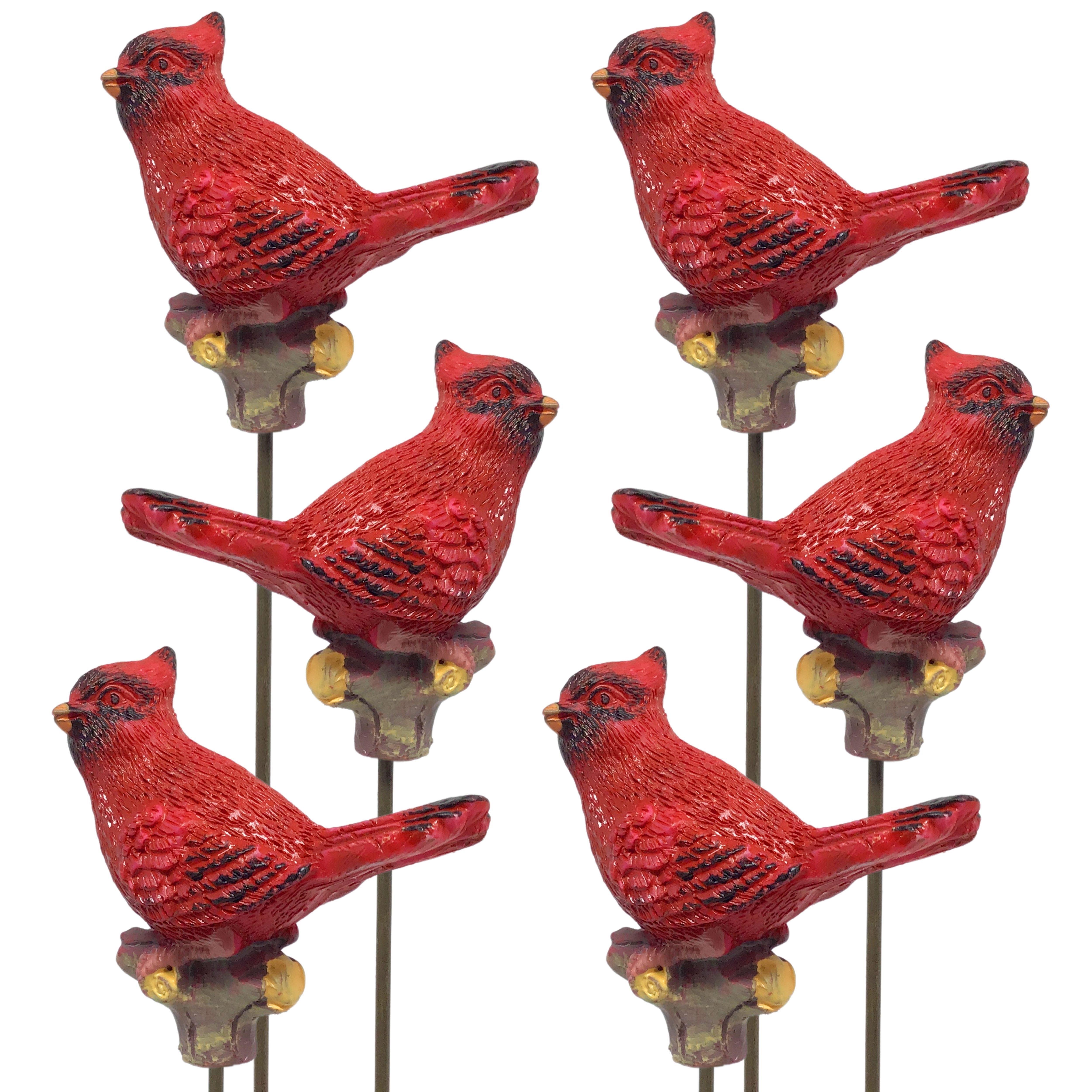 2177 - CARDINAL PLANT STAKES - SET/6
