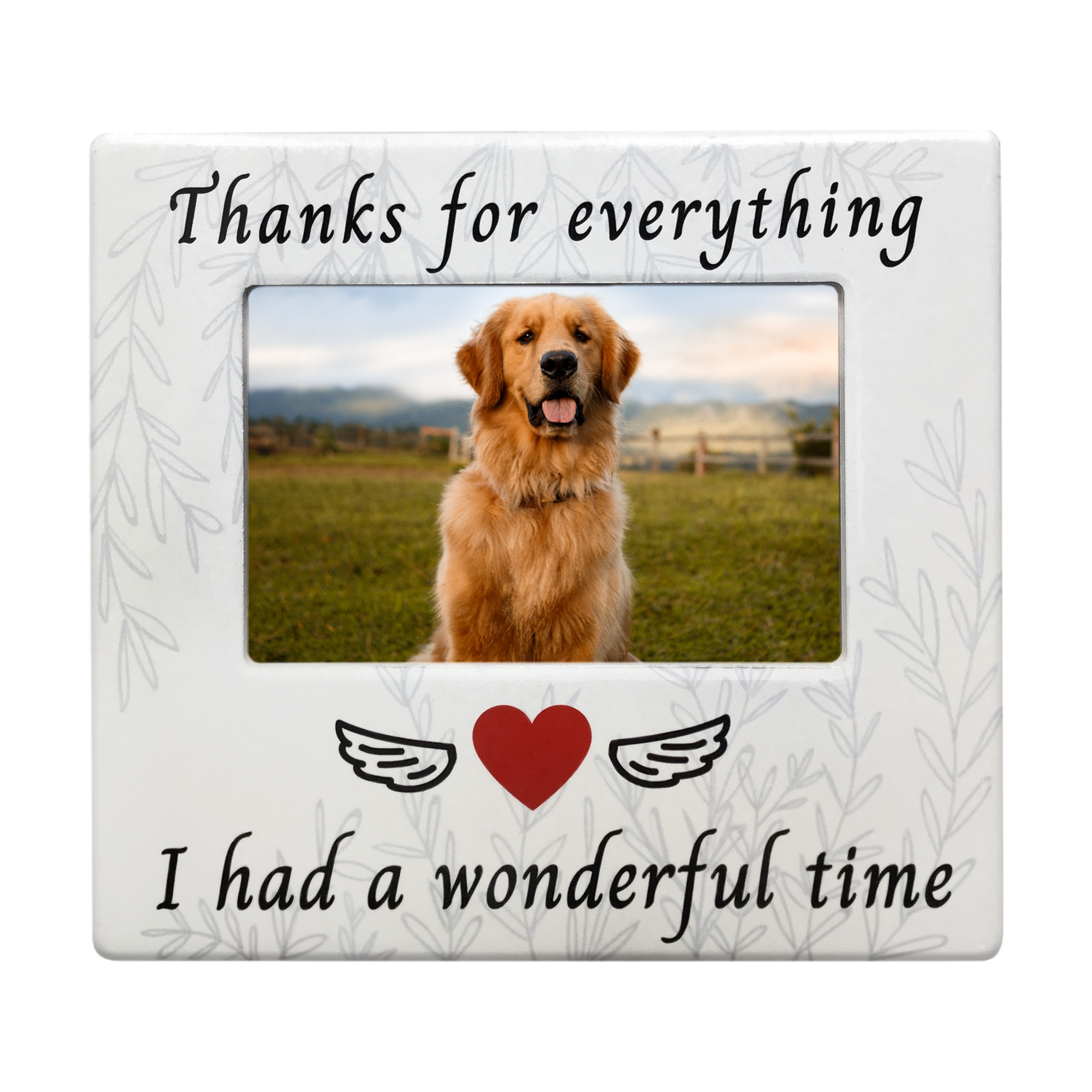 2190 - I HAD A WONDERFUL TIME PET MEMORIAL PHOTO FRAME