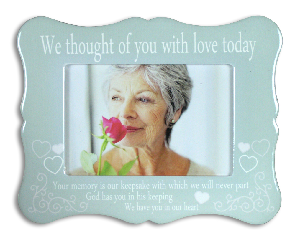 2351 - WE THOUGHT OF YOU WITH LOVE MEMORIAL PHOTO FRAME