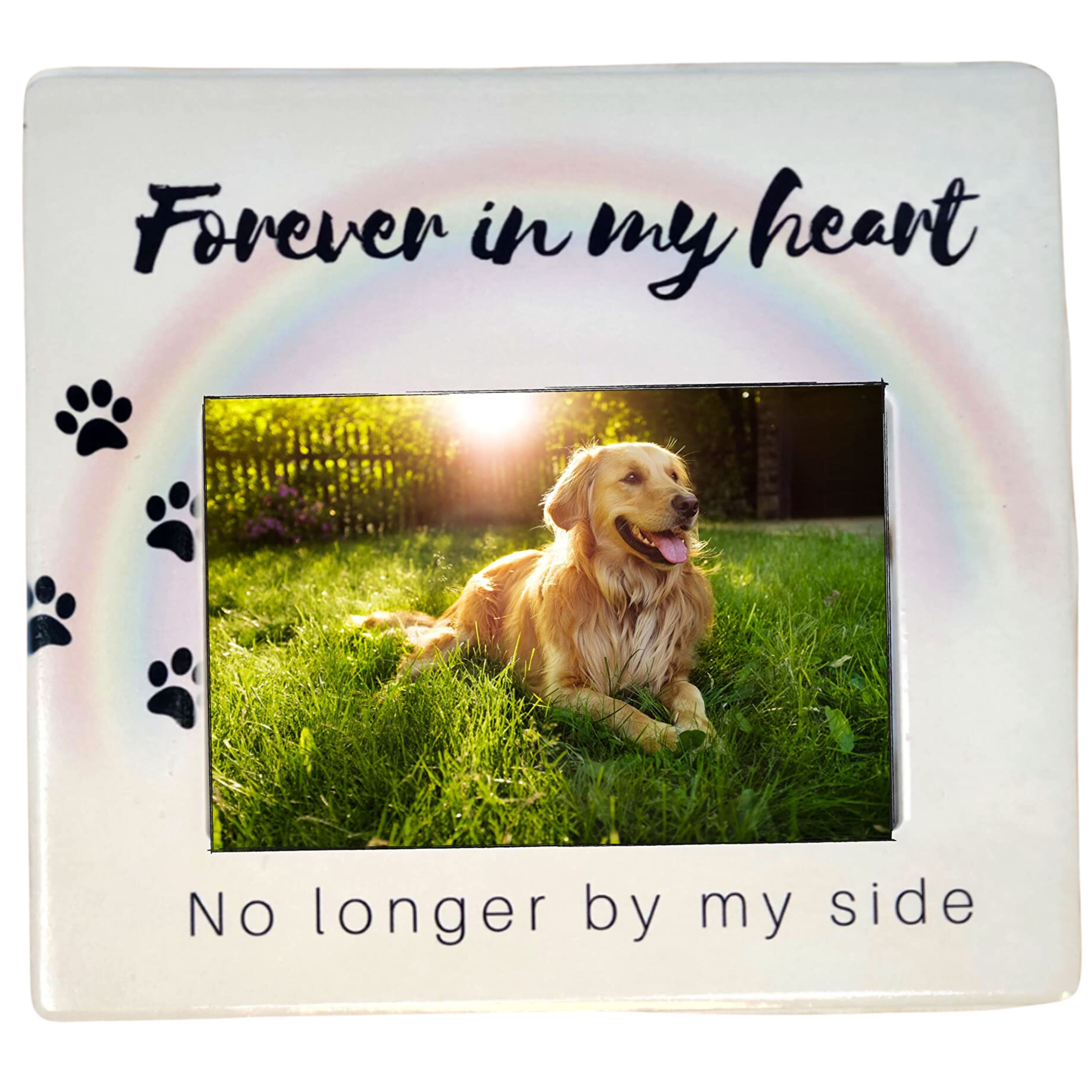 2376 - FUREVER IN MY HEART PET CERAMIC PHOTO FRAME