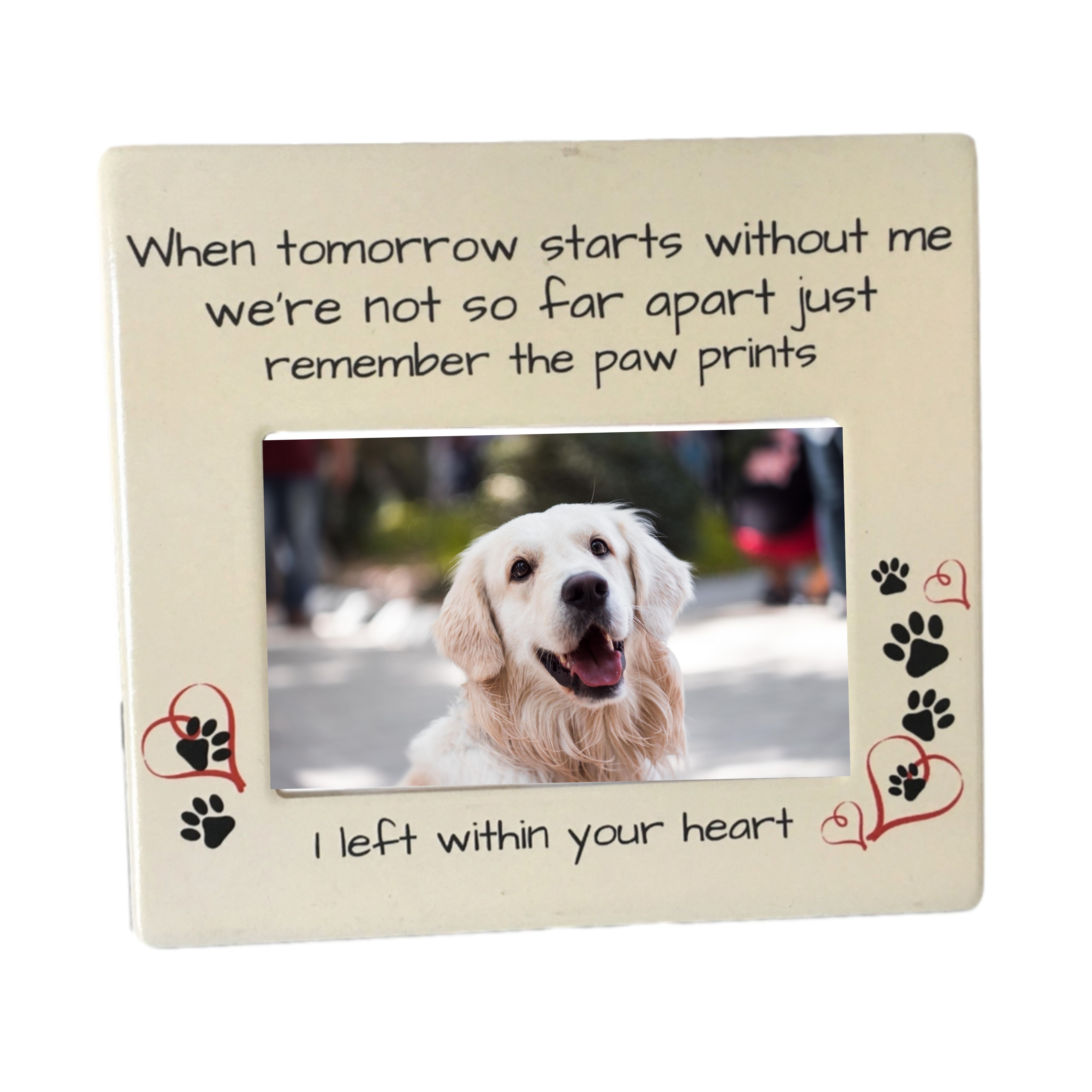 2379 - WHEN TOMORROW STARTS WITHOUT ME PET PHOTO FRAME