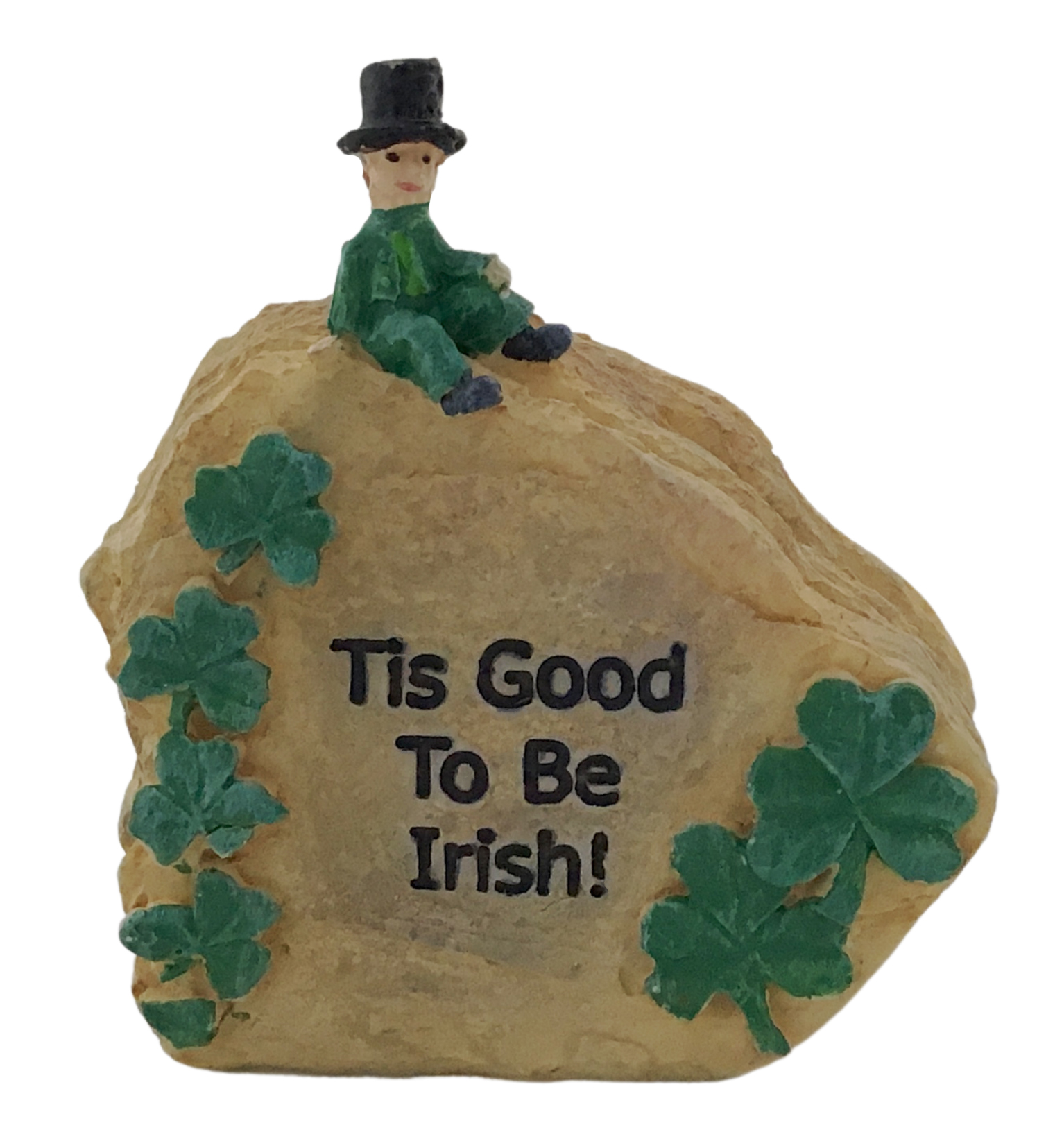 2582 TIS GOOD TO BE IRISH.DESKTOP ROCK - 3.5" H