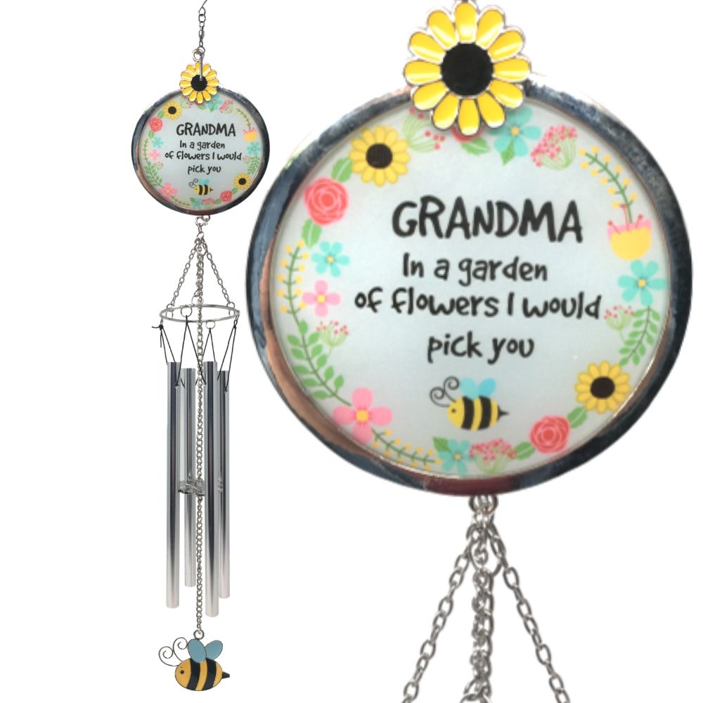 2709-GRANDMA SUNFLOWER WINDCHIME