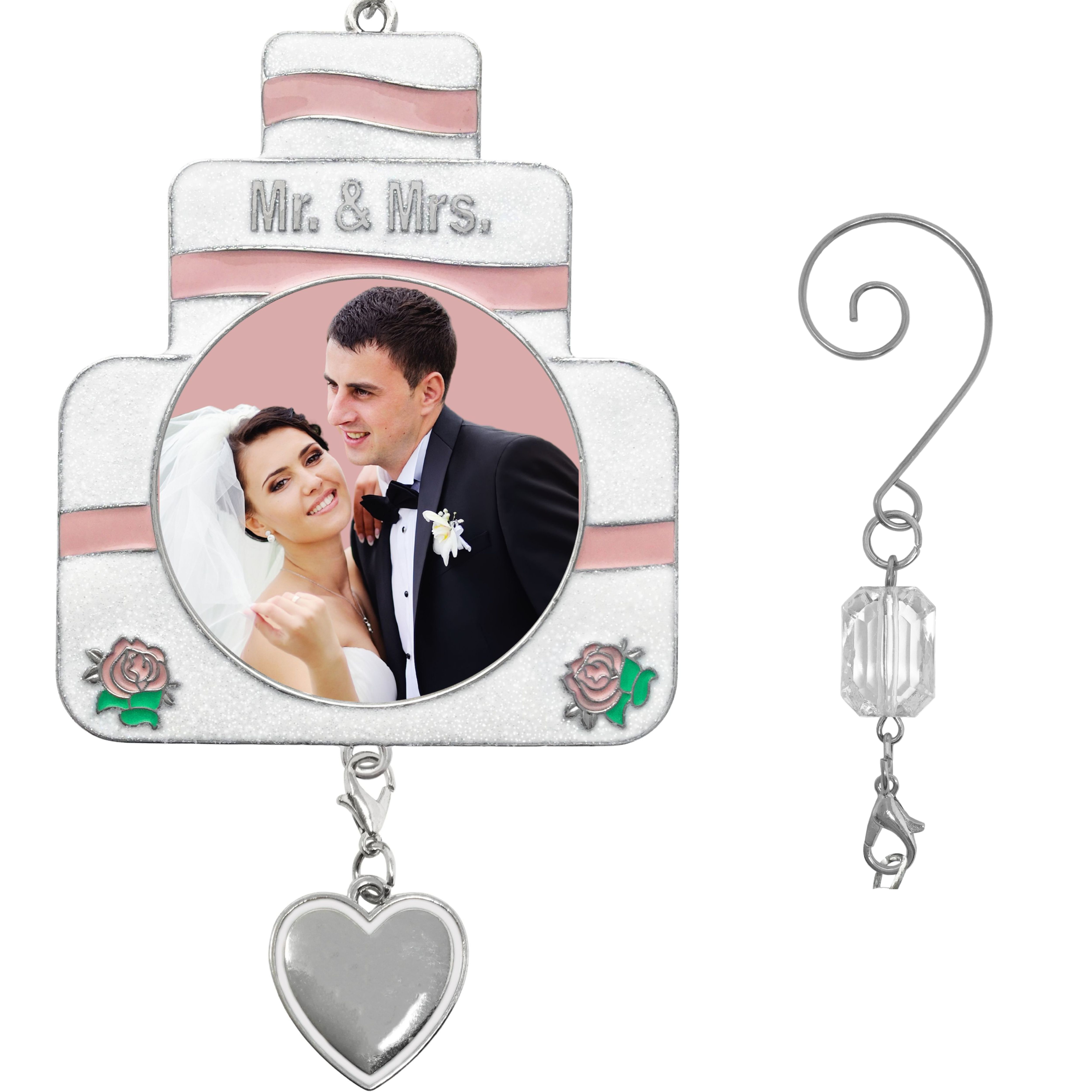 2715 - MR & MRS 1ST CHRISTMAS PHOTO ORNAMENT