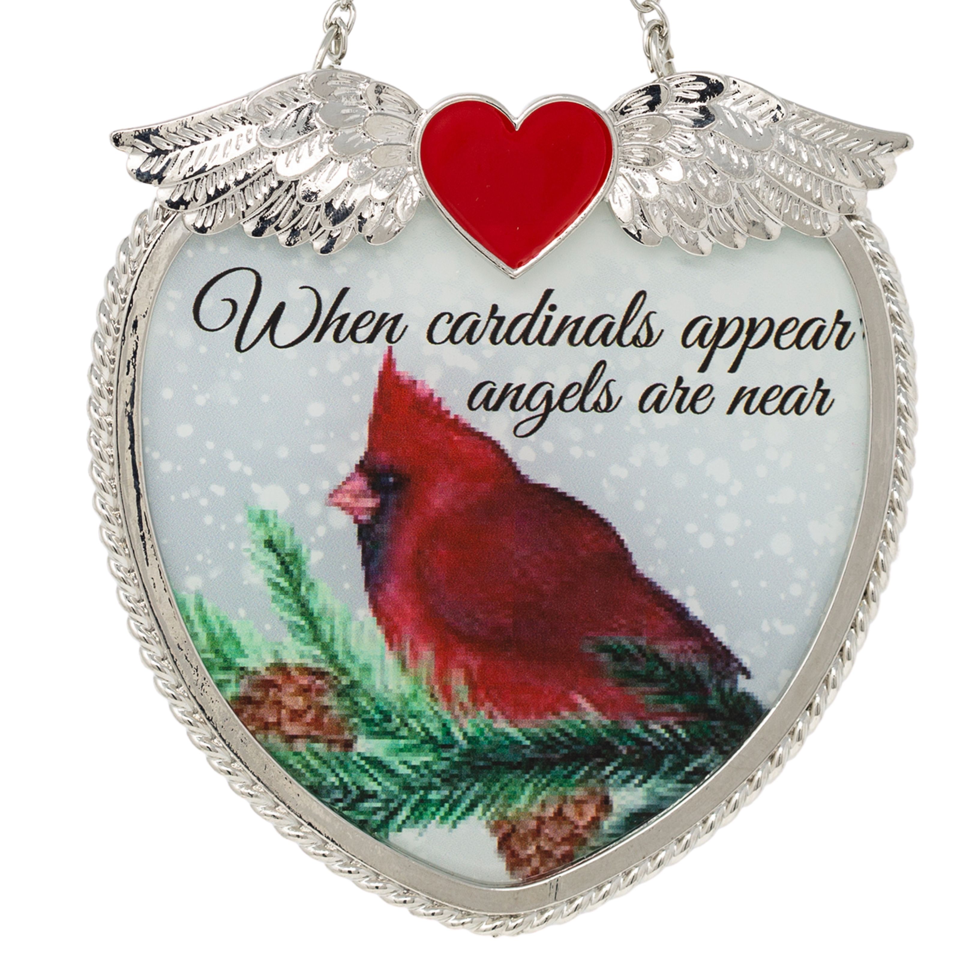 2720 - WHEN CARDINALS APPEAR..SUNCATCHER