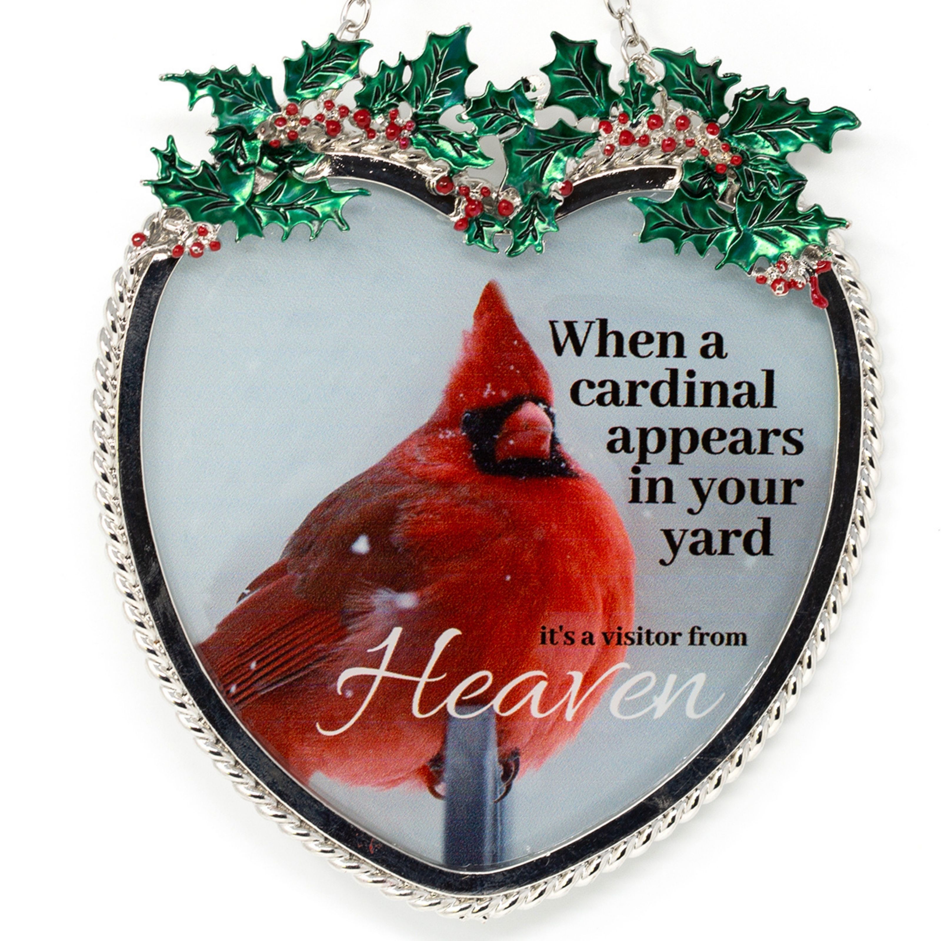2721 - CARDINAL--VISITOR FROM HEAVEN SUNCATCHER