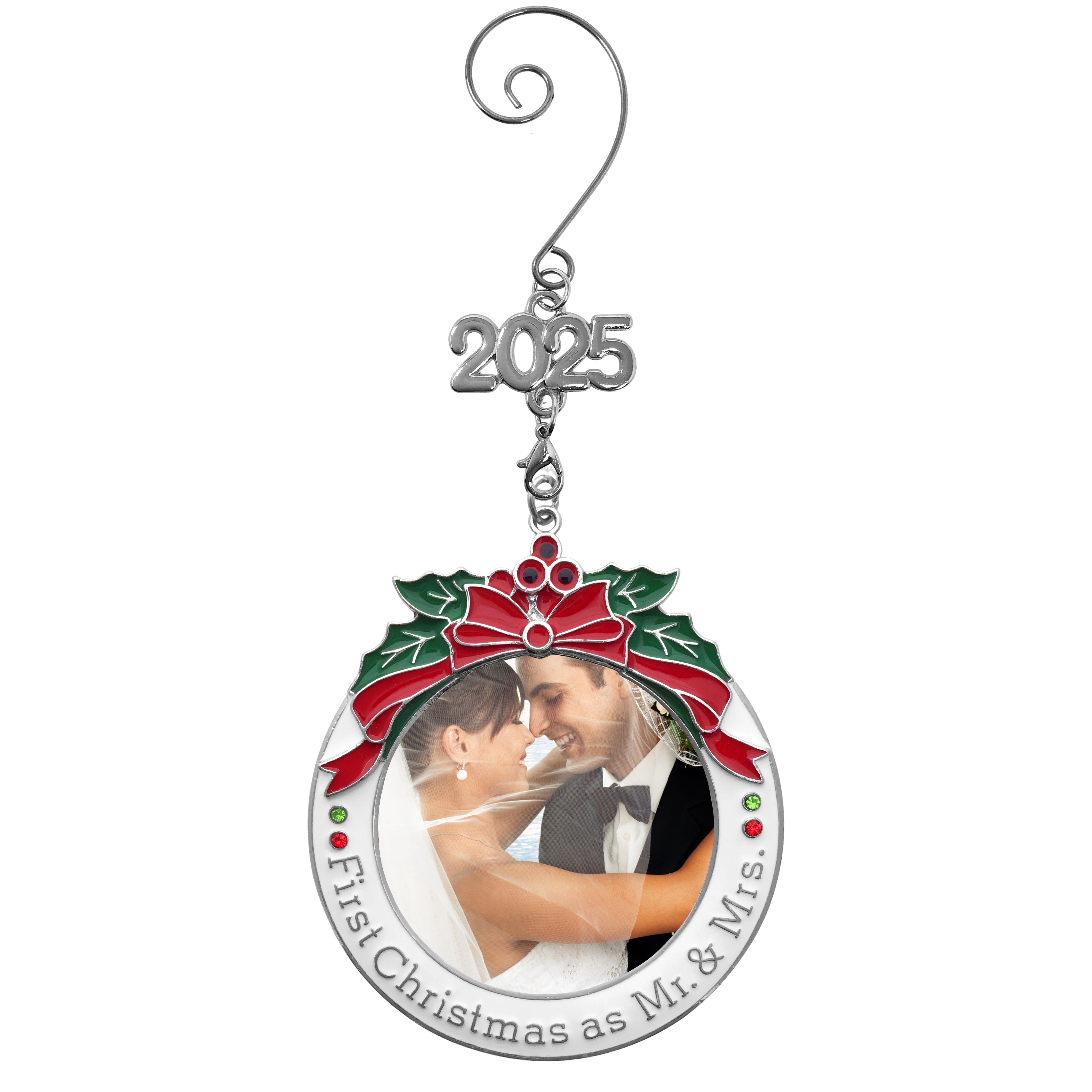 2724 - 1ST CHRISTMAS AS MR & MRS PHOTO ORNAMENT