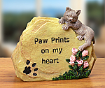 2590 Paw Prints Cat Rock