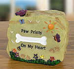 Paw Prints Dog Rock