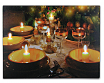 2537 Canvas print-Christmas Dinner